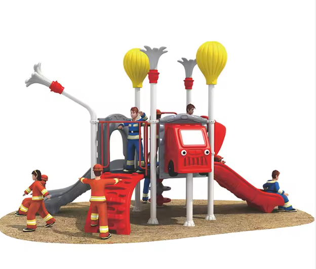 Liên hoàn cầu trượt LHCTDTKB61 Dochoikinhbac - Trò chơi công viên thu hút bền bỉ