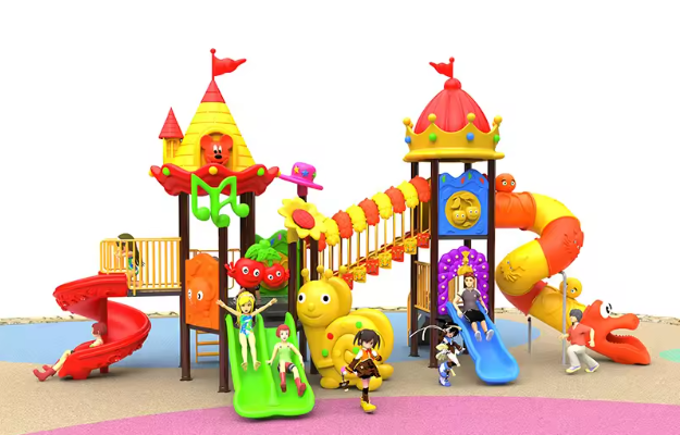 Liên hoàn cầu trượt LHCTDTKB65 Dochoikinhbac - Trò chơi công viên thu hút bền bỉ