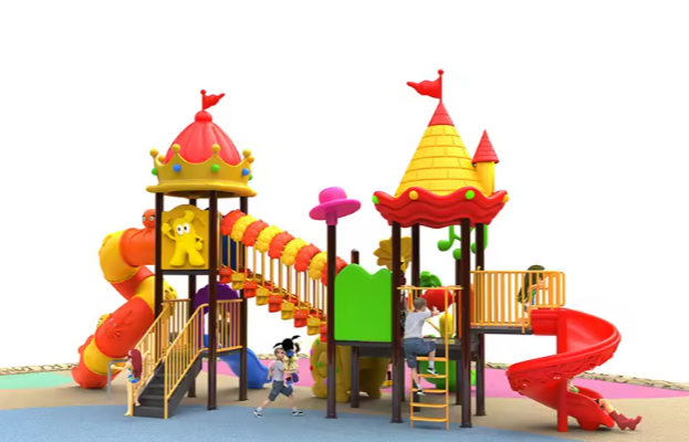 Liên hoàn cầu trượt LHCTDTKB65 Dochoikinhbac - Trò chơi công viên thu hút bền bỉ