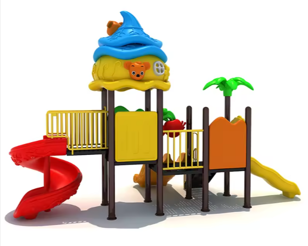 Liên hoàn cầu trượt LHCTDTKB67 Dochoikinhbac - Trò chơi công viên thu hút bền bỉ