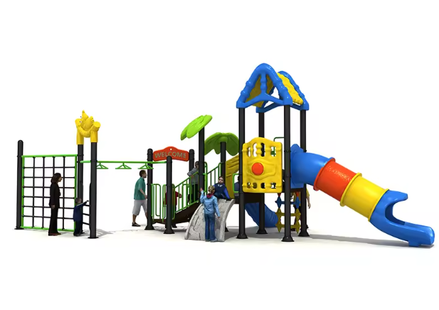 Liên hoàn cầu trượt LHCTDTKB68 Dochoikinhbac - Trò chơi công viên thu hút bền bỉ