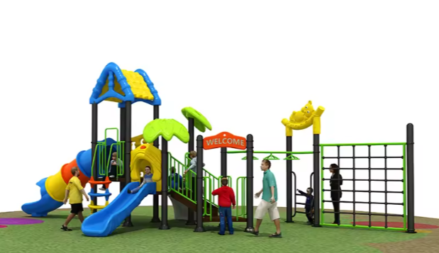 Liên hoàn cầu trượt LHCTDTKB68 Dochoikinhbac - Trò chơi công viên thu hút bền bỉ