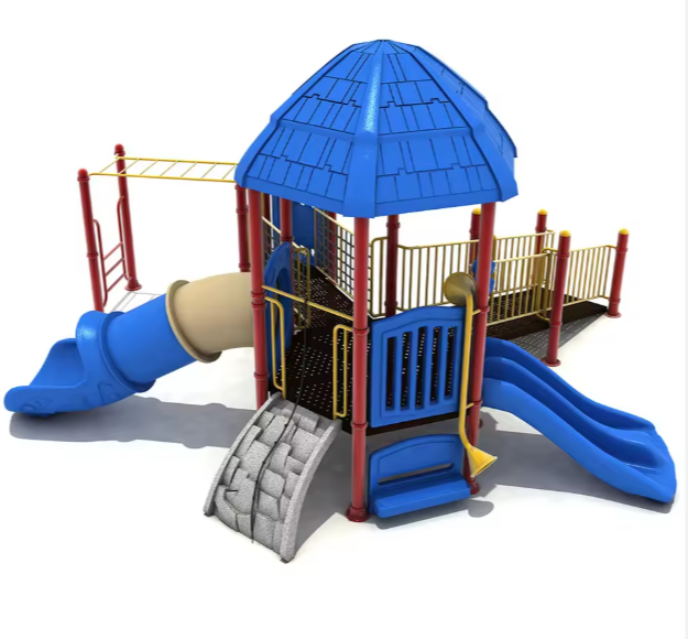 Liên hoàn cầu trượt LHCTDTKB69 Dochoikinhbac - Trò chơi công viên thu hút bền bỉ