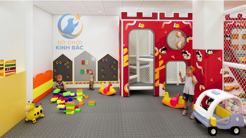 Mẫu thiết kế 3D khu vui chơi trẻ em TKKVCKB04 Dochoikinhbac