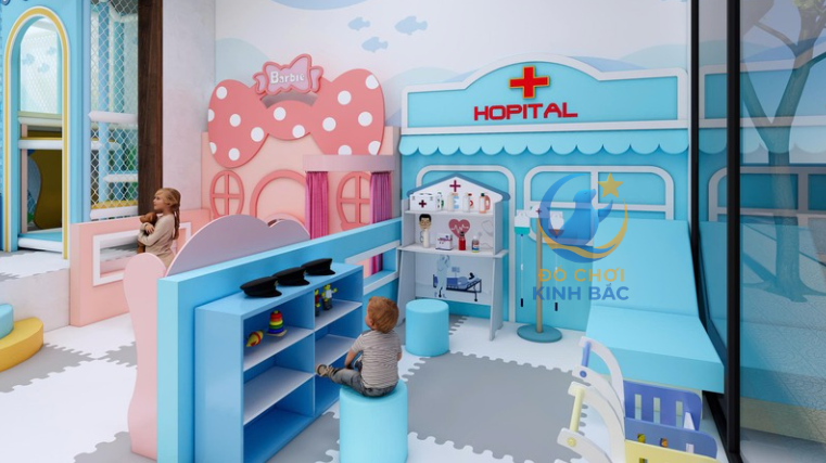 Mẫu thiết kế 3D khu vui chơi trẻ em TKKVCKB06 Dochoikinhbac