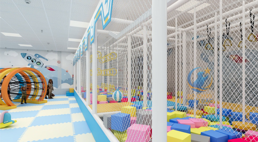 Mẫu thiết kế 3D khu vui chơi trẻ em TKKVCKB21 Dochoikinhbac