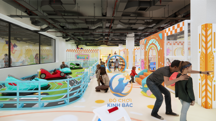 Mẫu thiết kế 3D khu vui chơi trẻ em TKKVCKB02 Dochoikinhbac