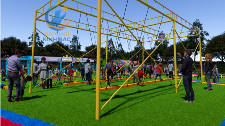 Mẫu thiết kế 3D khu vui chơi ngoài trời KVCNTKB05 Dochoikinhbac