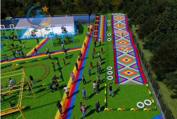 Mẫu thiết kế 3D khu vui chơi ngoài trời KVCNTKB05 Dochoikinhbac