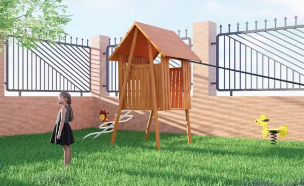 Mẫu thiết kế 3D khu vui chơi ngoài trời KVCNTKB19 Dochoikinhbac