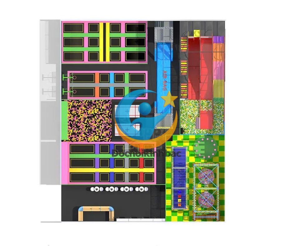 Trampoline Park_KVCTP13 Dochoikinhbac _Không Gian Vận Động Sáng Tạo Dành Cho Mọi Lứa Tuổi