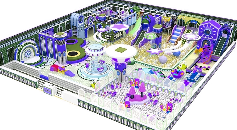 Nhà bóng liên hoàn KVCTE3538- Báo giá chi tiết trọn gói khu vui chơi giải trí trong nhà - Indoor PlayGround