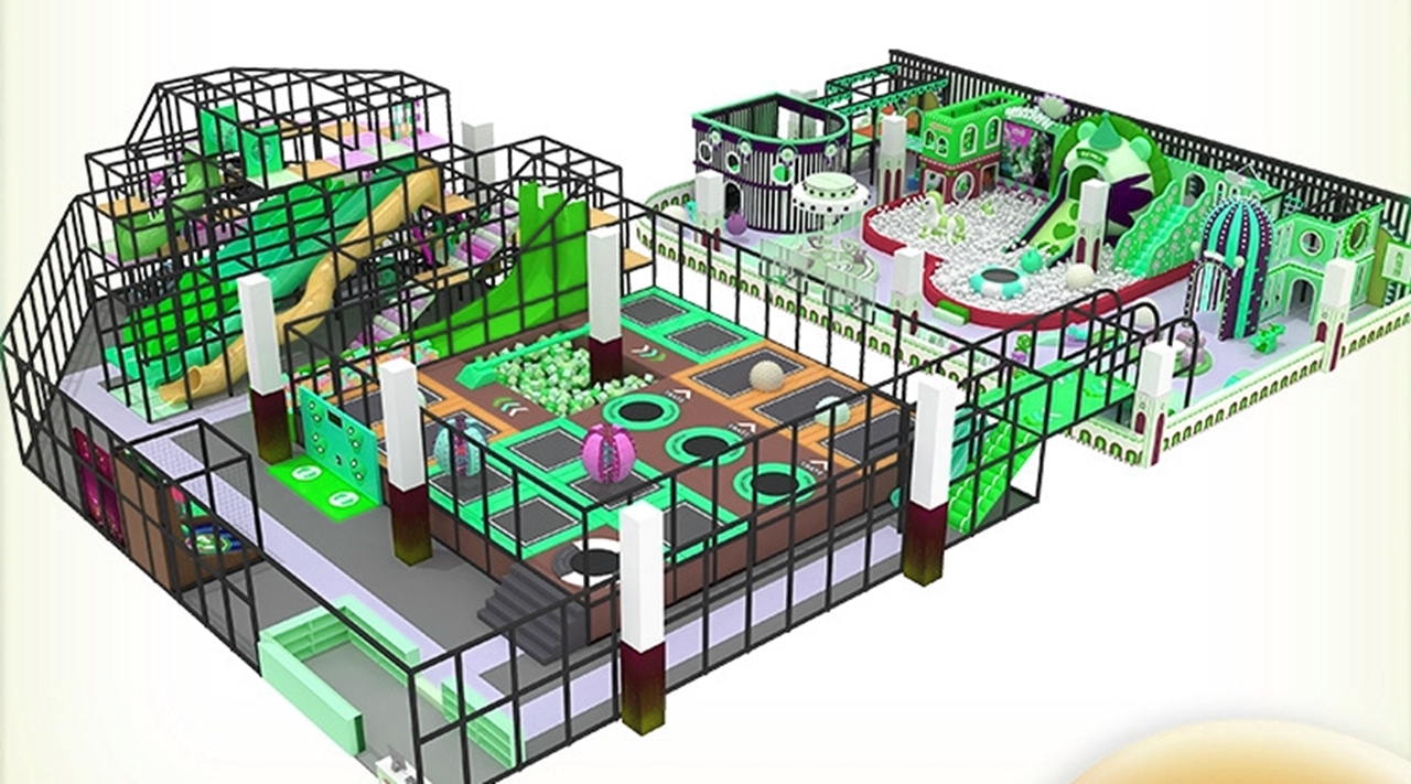 Đầu tư khu vui chơi KVCTE 5818 -Thiết kế 3D báo giá thi công trọn gói khu vui chơi - Indoor playground