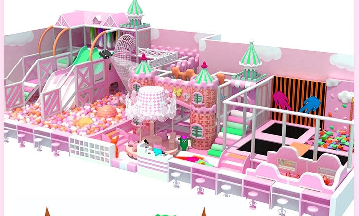 Nhà bóng liên hoàn KVCTE13133- Nhà bóng liên hoàn cầu trượt giải trí trong nhà - Indoor PlayGround