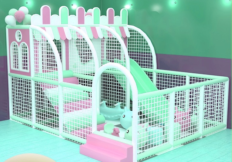 Nhà liên hoàn KVCTE01105- Báo giá nhà bóng cầu trượt liên hoàn- Indoor play ground Đồ chơi kinh bắc