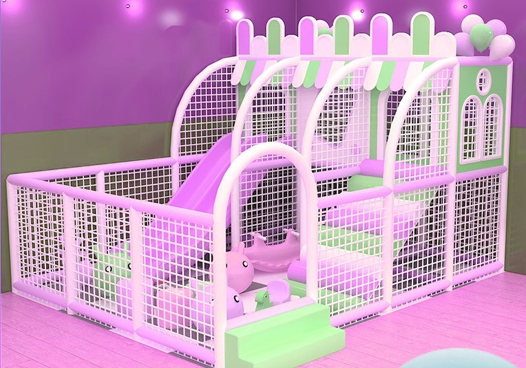 Nhà liên hoàn KVCTE01105- Báo giá nhà bóng cầu trượt liên hoàn- Indoor play ground Đồ chơi kinh bắc