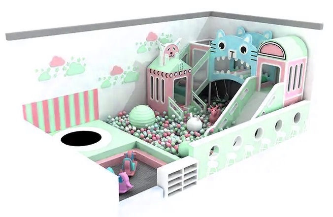 Indoor Playground KVCTE01115- Báo giá nhà liên hoàn cầu trượt nhà bóng Đồ chơi kinh bắc