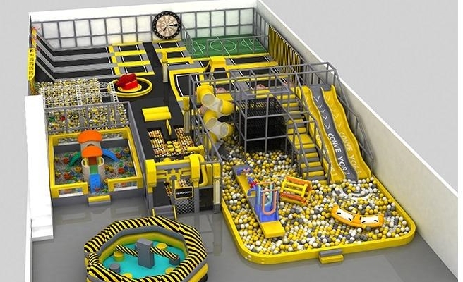 Nhà bóng liên hoàn KVCTE 5805- Báo giá khu vui chơi liên hoàn nhà bóng cầu trượt- Indoor playground