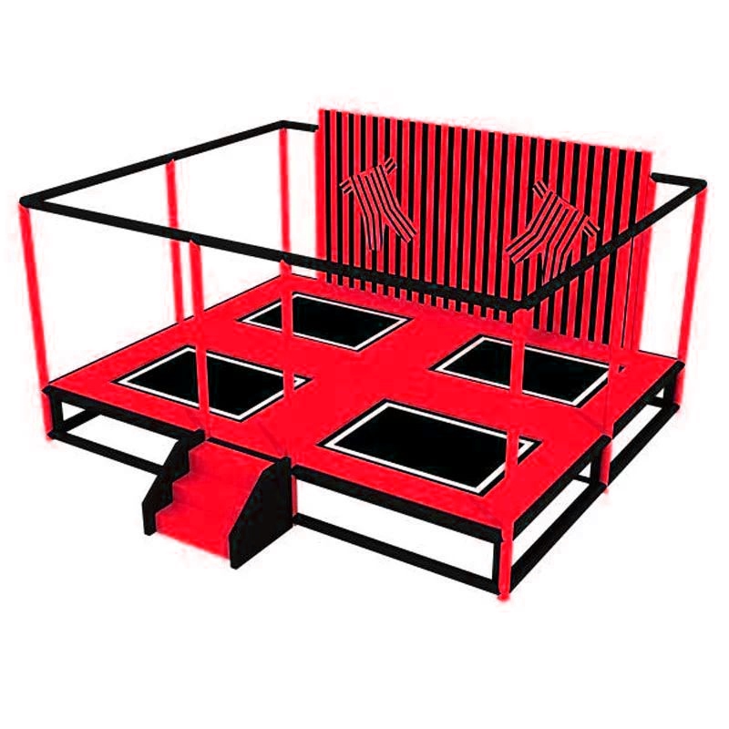 Báo giá Mô hình Trampoline vui chơi nhún nhảy Model trampoline KVCTP0120