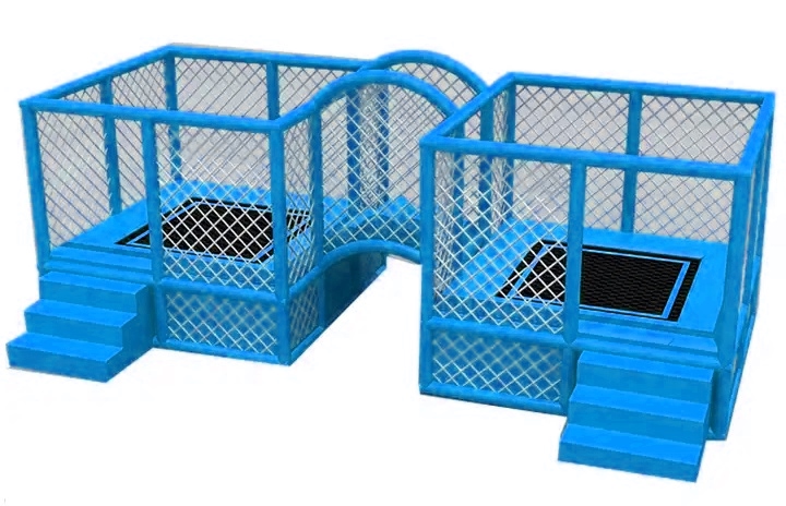 Báo giá Mô hình Trampoline đôi nhún nhảy Model trampoline KVCTP0121