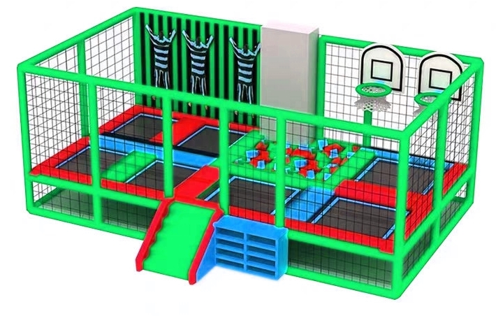 Công viên bạt nhún KVCTP0140 - Trampoline park Sàn nhún nhảy Model trampoline