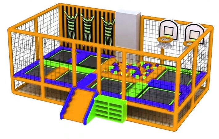 Công viên bạt nhún KVCTP0140 - Trampoline park Sàn nhún nhảy Model trampoline