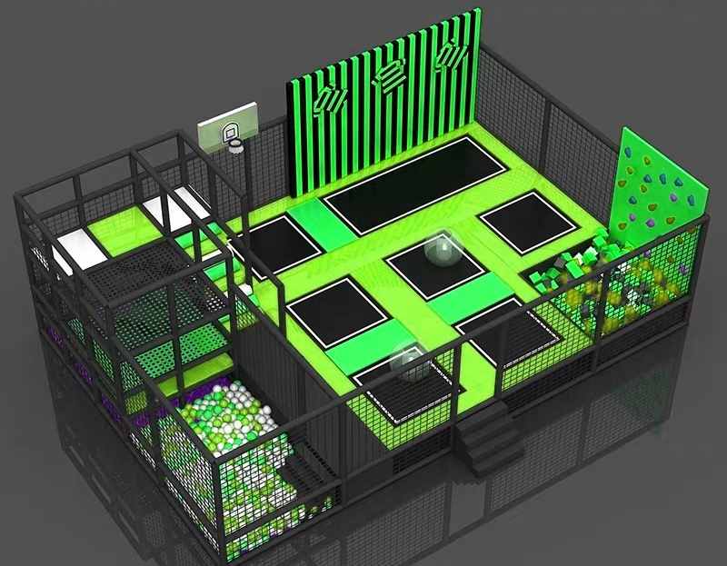 Công viên bạt nhún KVCTP0147 - Trampoline park Sàn nhún nhảy Model Trampoline Kinh Bắc