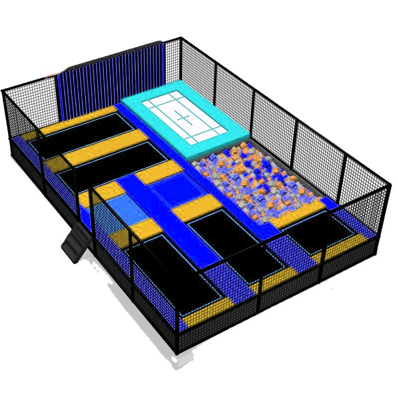 Công viên bạt nhún KVCTP0144 - Trampoline park Sàn nhún nhảy Model Trampoline Kinh Bắc