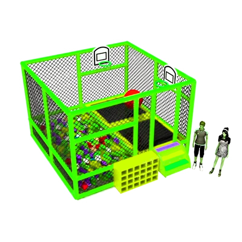 Báo giá Mô hình nhà nhún Trampoline Gym Sport thể thao nhún nhảy Model trampoline KVCTP0111