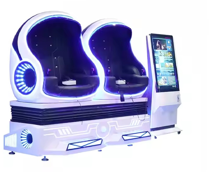 Máy chơi Mô phỏng Cinema 9D 2 Chỗ Egg Vr Shark MCMKB05 Dochoikinhbac Hấp dẫn trong trung tâm mua sắm.