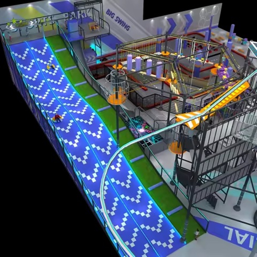 Khu vui chơi phiêu lưu trên cao TTTCKB19 Dochoikinhbac- Khu vui chơi hấp dẫn độc đáo thu hút