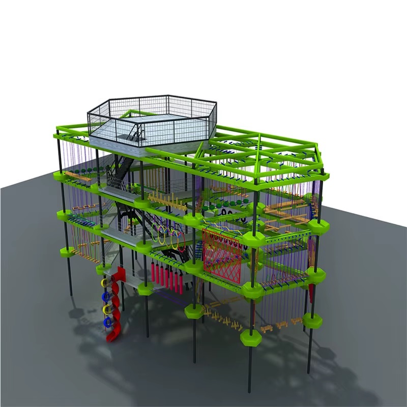 Khu vui chơi phiêu lưu trên cao TTTCKB28 Dochoikinhbac- Khu vui chơi hấp dẫn độc đáo thu hút