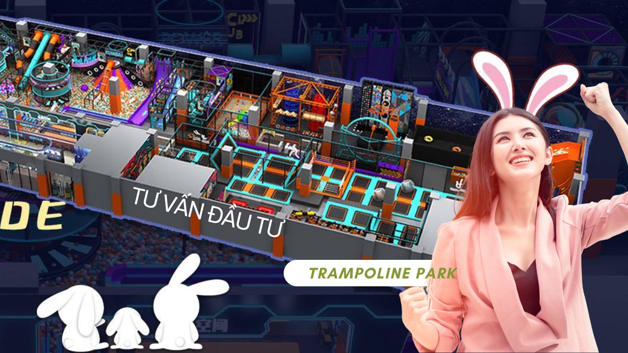 Trampoline Park KVCTP3501- Đấu trường bạt nhún - Đấu trường nhún nhảy tổ hợp vui chơi giải trí