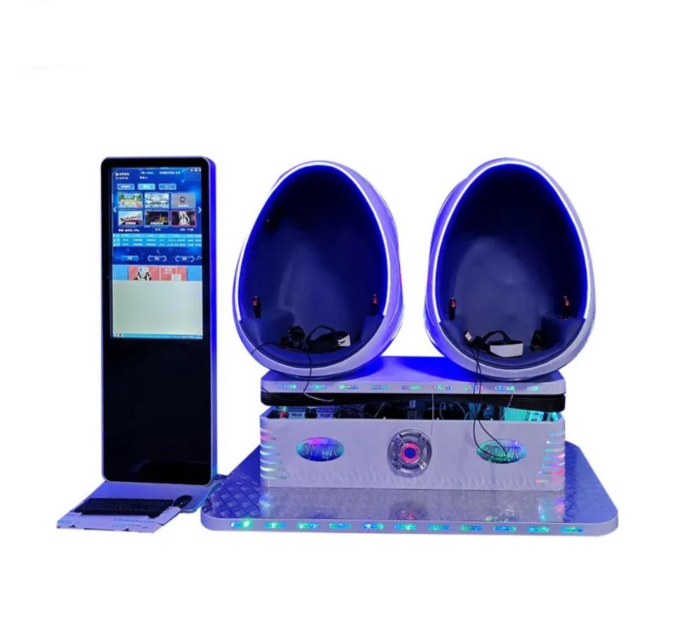 Ghế trứng 9D Mô phỏng thực tế ảo 2 Chỗ VR9DKB04 Dochoikinhbac Thu hút trong khu vui chơi