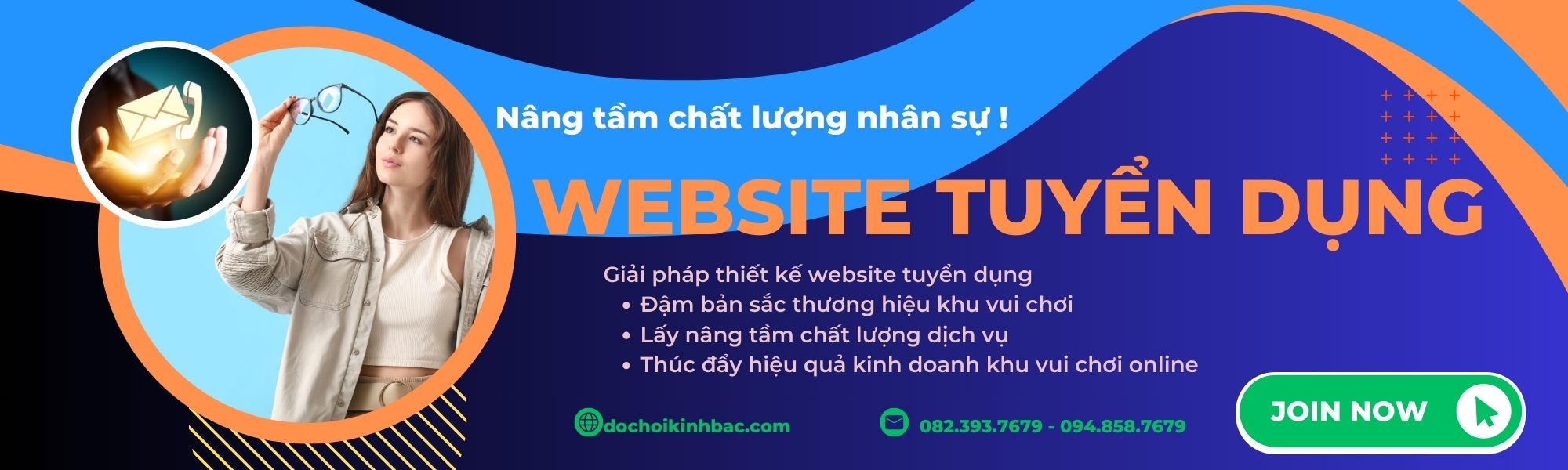 Website tuyển dụng nhân sự khu vui chơi giải trí - GÓi ENTE﻿RPRISE TUYỂN DỤNG -  Phù hợp với khu vui chơi lớn và Nhân Chuỗi