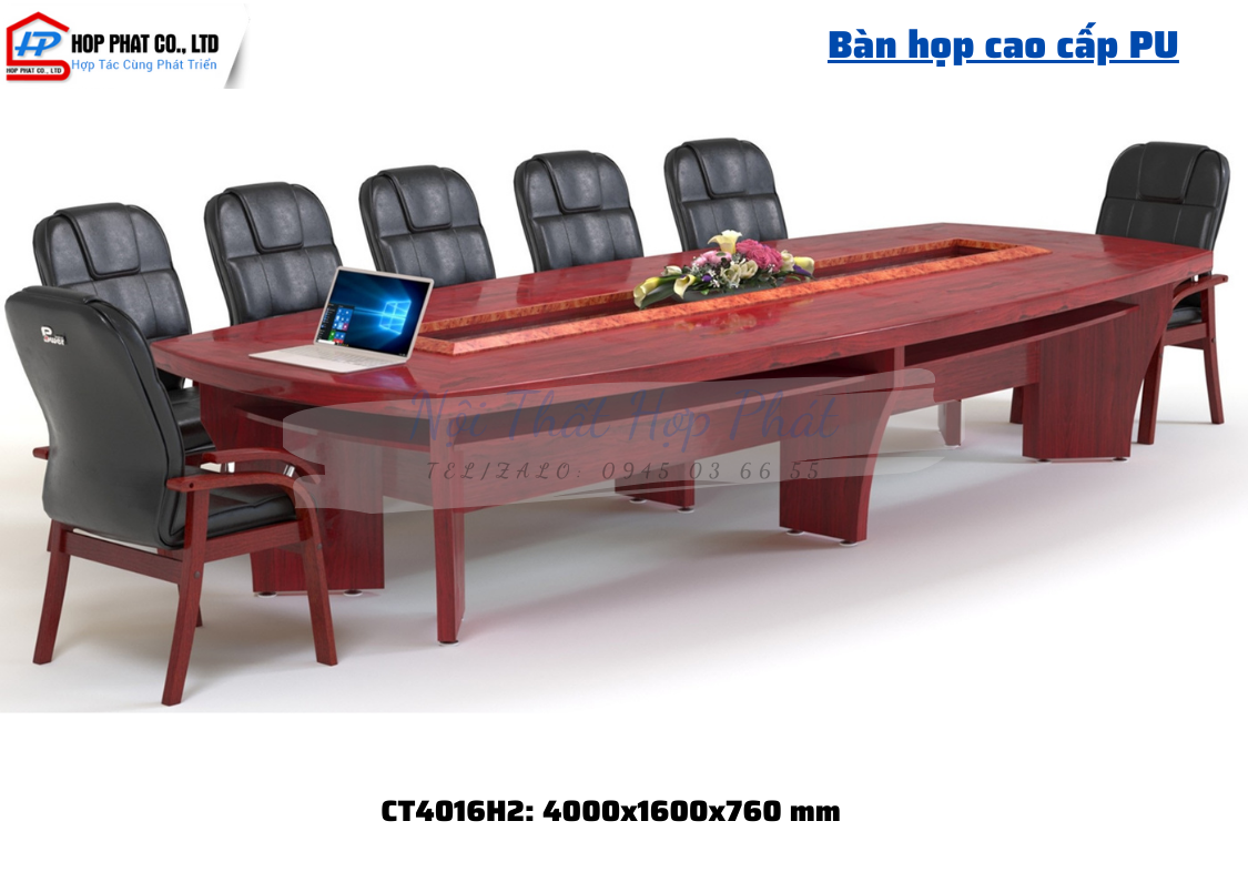 BÀN HỌP CAO CẤP SƠN PU CT4016H2