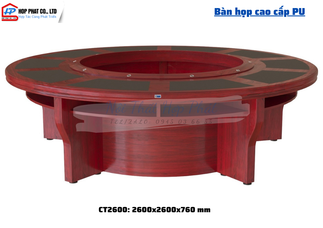 BÀN HỌP CAO CẤP SƠN PU CT2600