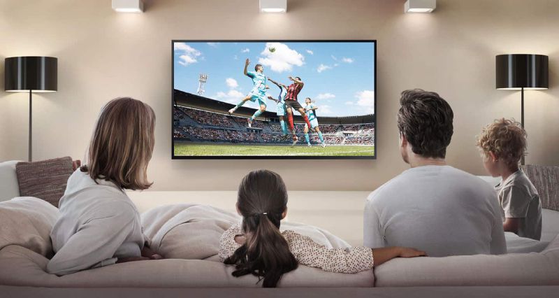 cách gắn TV lên tường