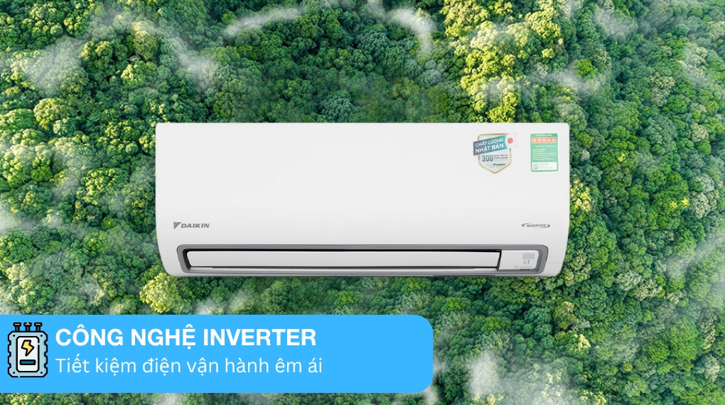 Điều hòa Daikin Inverter 1.5 HP ATKF35ZVMV