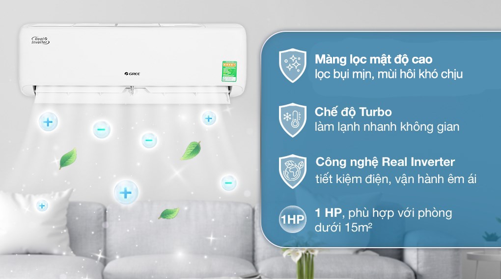 Điều hòa Gree Inverter 1 HP CHARM9CI