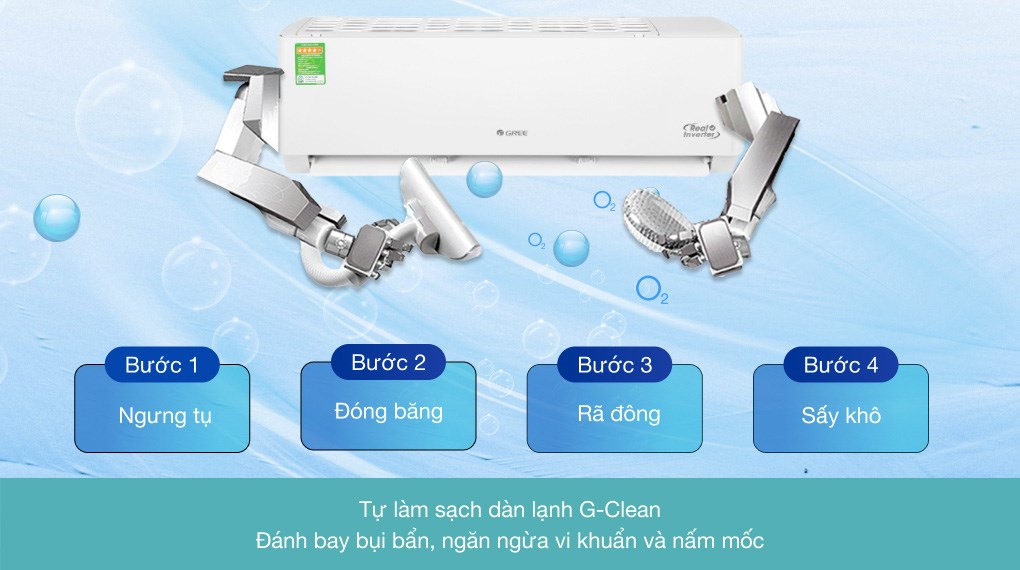 Điều hòa Gree Inverter 1.5 HP GWC12PB-K3D0P4