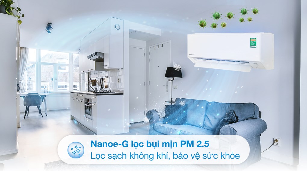 Điều hòa Panasonic Inverter 2 chiều 1 HP CU/CS-YZ9AKH-8