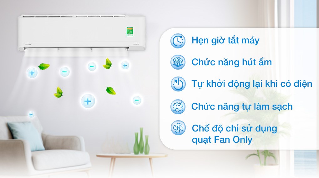 Điều hoà Toshiba Inverter 2.5 HP RAS-H24S4KCV2G-V