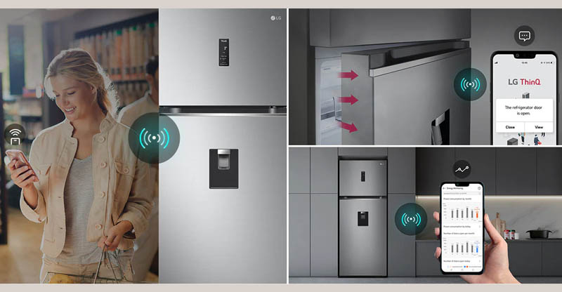 Tủ lạnh LG Inverter 394 lít GN-D392PSA
