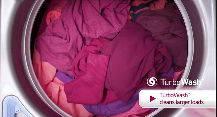 Công nghệ TurboWash trên máy giặt LG