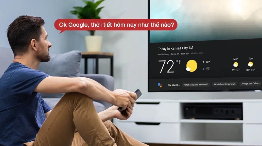 Google Tivi QD-Mini LED TCL 4K 55 inch 55C6KS