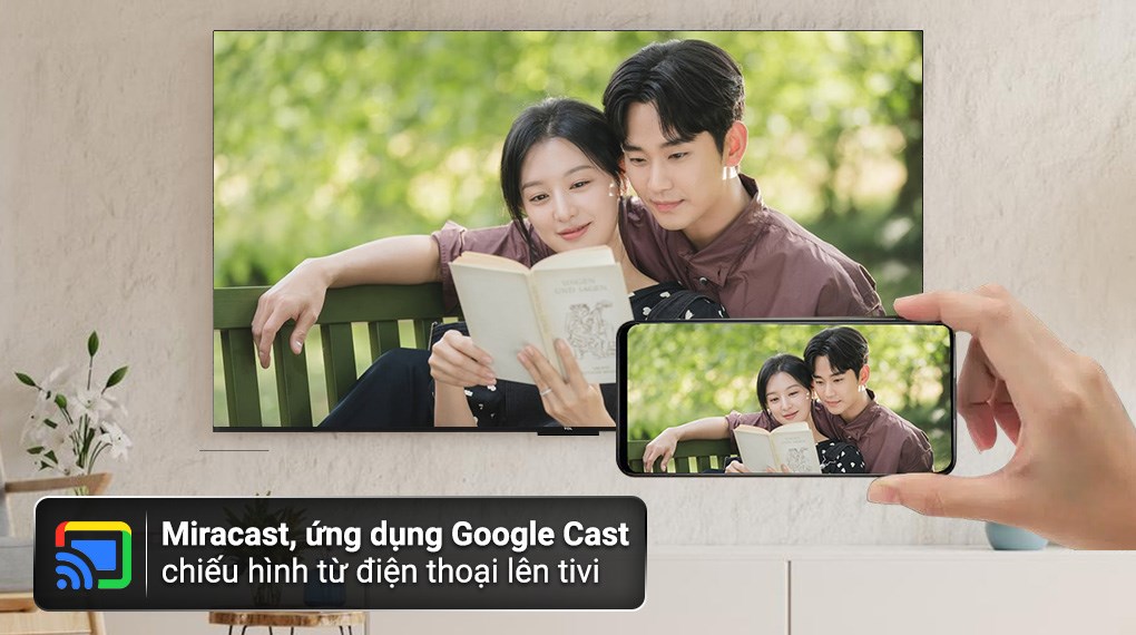 Google Tivi QD-Mini LED TCL 4K 65 inch 65C6K