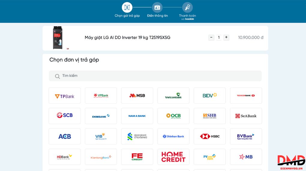 Hướng dẫn trả góp 0% tại Điện Máy Đỏ
