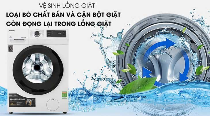Hướng dẫn vệ sinh lồng giặt định kỳ đúng cách