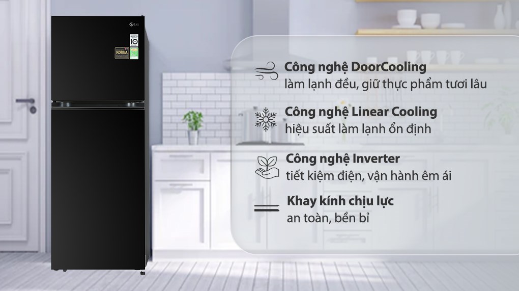 Tủ lạnh LG Inverter 315 lít GN-M312BL